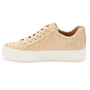 VINCE. BENFIELD CROC EMBOSED LEATHER SNEAKER SIZE 6.5 M